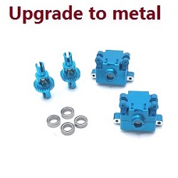 Wltoys 284161 Wltoys 284010 upgrade to metal gear box + differential mechanism + bearings (Blue)