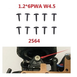 Wltoys 284161 Wltoys 284010 screws set pwa1.2*6*4.5 2564