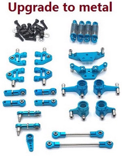 Wltoys 284161 Wltoys 284010 9-In-one upgrade to metal parts kit (Blue)