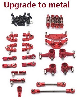 Wltoys 284161 Wltoys 284010 9-In-one upgrade to metal parts kit (Red)