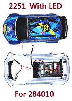 Wltoys 284161 Wltoys 284010 car shell with LED module 2251 (For 284010)