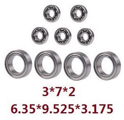 Wltoys 284161 Wltoys 284010 bearings 9pcs