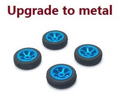 Wltoys 284161 Wltoys 284010 upgrade to metal hub tires (Blue)