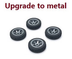 Wltoys 284161 Wltoys 284010 upgrade to metal hub tires (Titanium color)