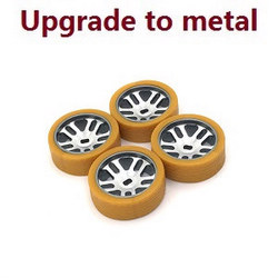 Wltoys 284161 Wltoys 284010 upgrade to metal hub tires (Yellow)
