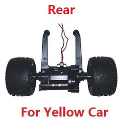 Wltoys 322221 XKS WL Tech rear tire group module (For Yellow car)
