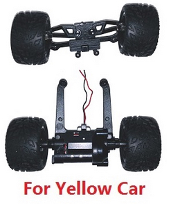 Wltoys 322221 XKS WL Tech front and rear tire group module (For Yellow car)
