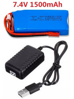 Wltoys V913-A XKS WL Tech XK V913-A 7.4v 1500mAh battery and USB charger wire