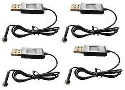 Wltoys WL V944 USB charger wire 4pcs