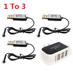 Wltoys WL V944 3USB charger adapter with 3*USB wire set