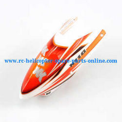 Shcong WLtoys WL V977 RC helicopter accessories list spare parts head cover (Orange)