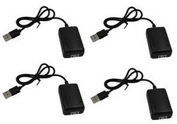 Wltoys XK WL911-A USB charger wire 4pcs