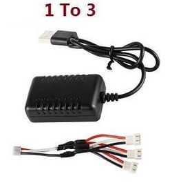 Wltoys XK WL911-A 1 to 3 USB charger set