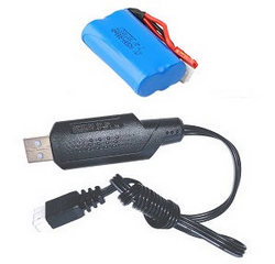 Wltoys XK WL911-A USB charger + 7.4v 800mAh battery