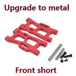 Wltoys 124010 XKS WL Tech XK 124010 upgarde to metal front arms (Red)
