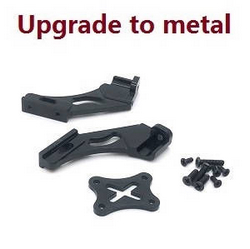 Wltoys WL XK XKS 124008 upgrade to metal tail wing fixing component group (Black)