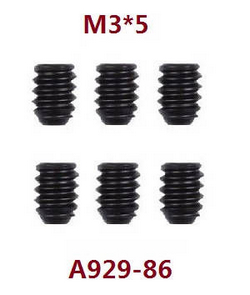 Wltoys 124010 XKS WL Tech XK 124010 M3*5 inner hexagonal screws A929-86