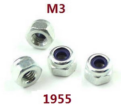 Wltoys WL XK XKS 124008 M3 flange nuts 1955