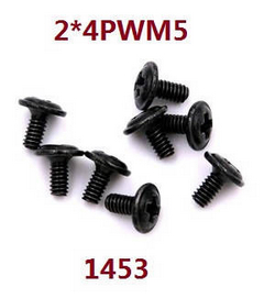 Wltoys WL XK XKS 124008 2*4pwm5 cross round head machine screw 1453
