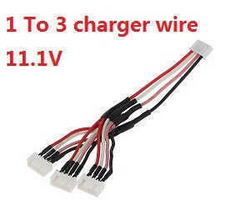 Wltoys WL XK XKS 124008 11.1V 1 to 3 charger wire