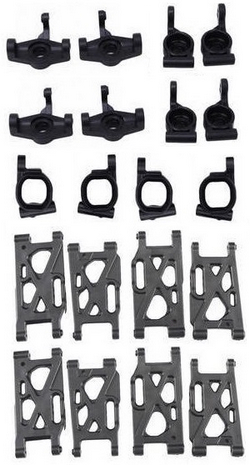 Wltoys 124010 XKS WL Tech XK 124010 front and rear arms + front and rear seat + C bock component 2sets