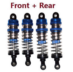 Wltoys 124010 XKS WL Tech XK 124010 front and rear shock absorber assembly Blue