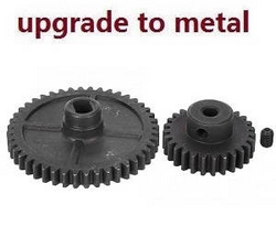 Wltoys 124010 XKS WL Tech XK 124010 upgrade to metal reduction gear and motor gear