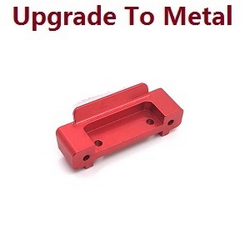 Wltoys XKS WL Tech XK 184008 upgrade to metal small bumper Red