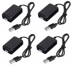 Wltoys XKS WL Tech XK 184008 USB charger wire 4pcs - Click Image to Close