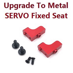 Wltoys XKS WL Tech XK 184008 upgrade to metal fixed set of servo Red