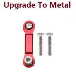 Wltoys XKS WL Tech XK 184008 upgrade to metal servo connect rod Red - Click Image to Close