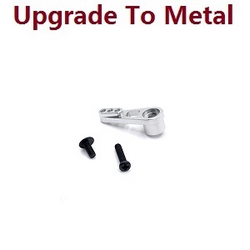 Wltoys XKS WL Tech XK 184008 upgrade to metal SERVO arm Silver