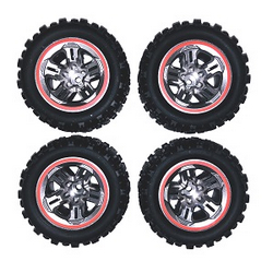 Wltoys XKS WL Tech XK 184008 tire group 2929 Red - Click Image to Close