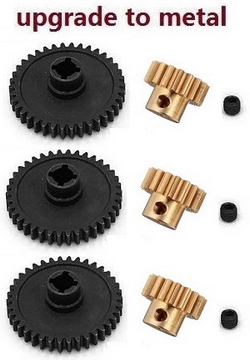 Wltoys XK WL XKS 184011 upgrade to metal main gear and copper motor gear 3sets