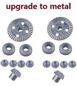 Wltoys XK WL XKS 184011 upgarde to metal differential planet and big gear + Driving gear 16pcs