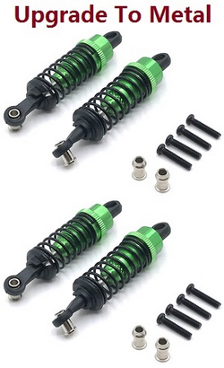 Wltoys XK WL XKS 184011 upgrade to metal shock absorber Green