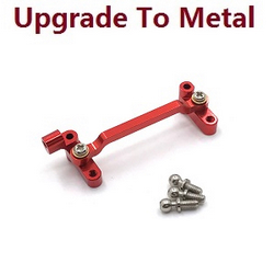 Wltoys XK WL XKS 184011 upgrade to metal steering as module Red