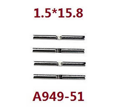 Wltoys XK WL XKS 184011 differential metal bar 1.5*15.8 A949-51