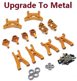 Wltoys XK WL XKS 184011 upgrade to metal 7-In-One parts group (Gold)