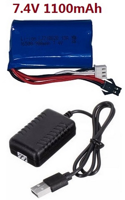Wltoys XK WL XKS 184011 7.4V 1100mAh battery with USB wire