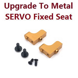 Wltoys XK WL XKS 184011 upgrade to metal servo fixed seat (Gold)