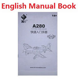 Wltoys XK A280 P-51 Mustang English manual instruction book