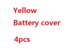 Wltoys XK A300 Beech D17S G-BRVE batery cover Yellow 4pcs