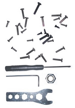Wltoys XK A300 Beech D17S G-BRVE screws set + screwdriver + nut + hexagon wrench + nut wrench