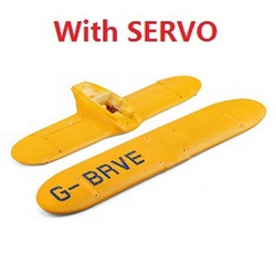 Wltoys XK A300 Beech D17S G-BRVE upper and lower main wing with SERVO Yellow