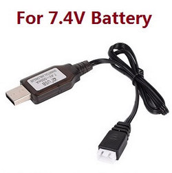 WPL B-16 B16-1 B-16K USB charger wire (For 7.4V battery)
