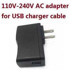 WPL B-16 B16-1 B-16K 110V-240V AC Adapter for USB charging cable