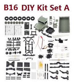 WPL B-16 B16-1 B-16K DIY Kit Set Green A