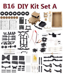 WPL B-16 B16-1 B-16K DIY Kit Set Yellow A
