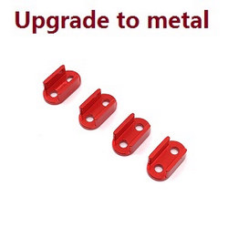 WPL B-16 B16-1 B-16K steel plate fixing seat (Metal) Red - Click Image to Close